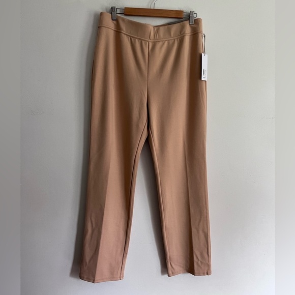 Soft surroundings Ponte Camel Straight Leg Pants - Picture 1 of 8